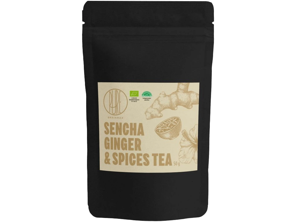 47649_brainmax-pure-sencha-ginger-spices--sencha-se-zazvorem-a-korenim--bio--50-g kopie